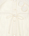 Белый комбинезон из шерсти и кашемира Tomax | Фото 3