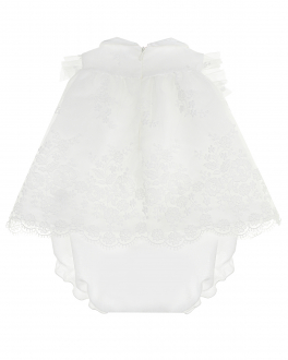 Белое платье с вышивкой Baby A Белый, арт. E2400/15 90 | Фото 2