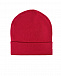 Красная шапка из шерсти со стразами Regina | Фото 2