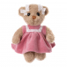 Мягкая игрушка Мишка NELLY, девочка, в розовом платье, 15 см Bukowski | Фото 1