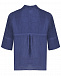 Темно-синяя рубашка с рукавами 3/4 120% Lino | Фото 4