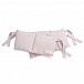Комплект постельного белья (подушка, одеяло, простыня на резинке, бортики, лента) розовый Happy Baby | Фото 3