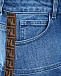 Джинсовая юбка с лампасами Fendi | Фото 4