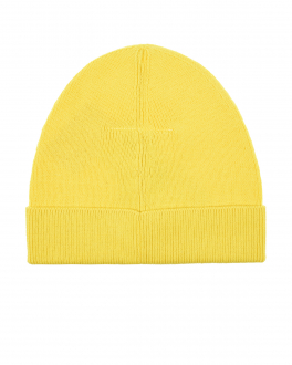 Желтая шапка с вышитым лого MM6 Maison Margiela Желтый, арт. M60279 MM061 M6200 | Фото 2