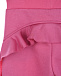 Розовые спортивные брюки с оборками Monnalisa | Фото 4
