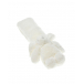 Белый шарф из меха с декором &quot;Кролик&quot; 22х10 см. Yves Salomon | Фото 1
