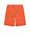 Оранжевые шорты с вышивкой &quot;Пальмы&quot; Stella McCartney | Фото 2