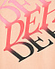 Футболка пудрового цвета с логотипом Deha | Фото 5