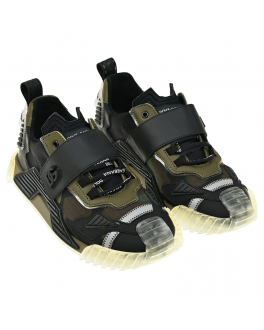 Камуфляжные кроссовки NS1 Dolce&Gabbana Черный, арт. DA5043 AQ713 8B973 | Фото 1