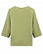 Зеленая блузка из шерстяной ткани  | Фото 6
