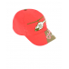 Красная кепка с принтом &quot;Вертолет&quot; Il Trenino | Фото 1