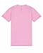 Розовое платье-футболка с крупным лого Diesel | Фото 2