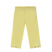 Желтые брюки из экокожи GOSOAKY | Фото 1