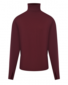 Бордовый свитер из шерсти и кашемира MRZ Бордовый, арт. FW22-0123 0806 | Фото 1