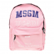 Розовый рюкзак с логотипом 28х40х13 см MSGM | Фото 1