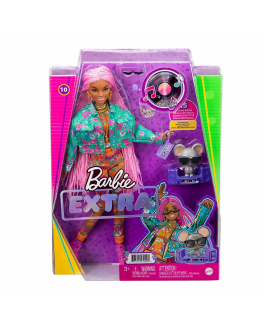 Кукла Barbie Экстра с розовыми косичками  , арт. GXF09 | Фото 2