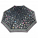 Черный зонт с принтом &quot;сердечки&quot;, 30 см Moschino | Фото 3