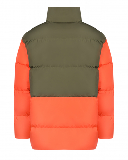 Стеганая куртка со вставками цвета хаки Dsquared2 Мультиколор, арт. DQ1335 D00BN DQ561 | Фото 2