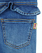 Джинсовые брюки с оборкой Fendi | Фото 3
