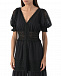 Черное платье макси с рукавами-фонариками Charo Ruiz | Фото 5
