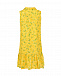 Желтое платье с цветочным принтом Pietro Brunelli | Фото 5