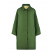 Зеленое пальто с рюшами  | Фото 1