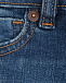 Темно-синие зауженные джинсы Diesel | Фото 3