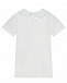 Белая трикотажная рубашка с короткими рукавами Aletta | Фото 3