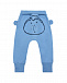 Синие спортивные брюки с принтом &quot;обезьянка&quot; Sanetta Kidswear | Фото 2