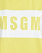 Желтая футболка с логотипом MSGM | Фото 3