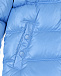 Голубая куртка с меховой оторочкой Moncler | Фото 4