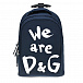 Синий рюкзак-чемодан с логотипом 13х29х34 см Dolce&Gabbana | Фото 2