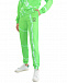 Спортивные брюки зеленого цвета с принтом тай-дай Forte dei Marmi Couture | Фото 7