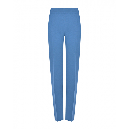 Голубые брюки slim fit со стрелками MRZ | Фото 1