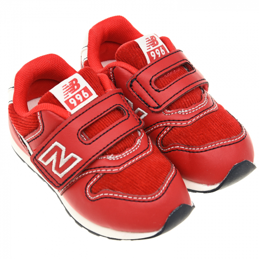 Красные кроссовки на липучке NEW BALANCE | Фото 1
