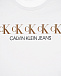 Укороченная белая футболка Calvin Klein | Фото 4