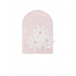 Розовая шапка с аппликацией &quot;цветы&quot; Il Trenino | Фото 1