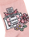 Розовые носки с принтом &quot;парфюм и цвета&quot; La Perla | Фото 2