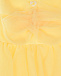 Желтое платье с рюшей Monnalisa | Фото 3