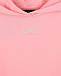 Розовая толстовка-худи с логотипом Emporio Armani | Фото 3