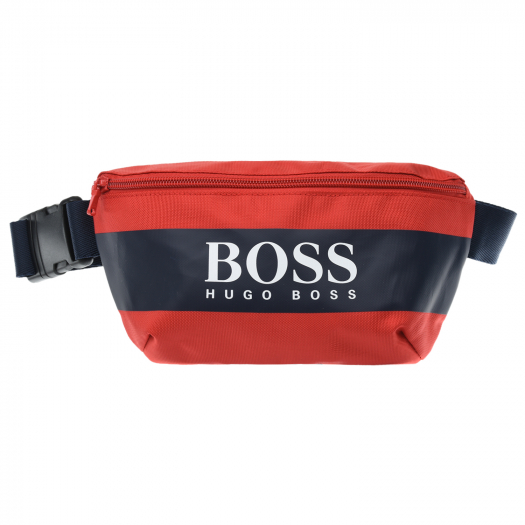 Красная сумка-пояс с логотипом, 25x13x4 см Hugo Boss | Фото 1