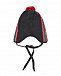 Серая шапка из шерсти с помпоном и нашивкой Il Trenino | Фото 2