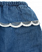 Бело-голубой подарочный набор (блуза, шорты, панама)  | Фото 10