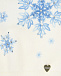 Шапка из шерсти голубыми снежинками Il Trenino | Фото 4
