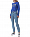 Синий джемпер с лого из стразов Mo5ch1no Jeans | Фото 3