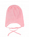 Розовая шапка с аппликацией &quot;ромашки&quot; Il Trenino | Фото 2