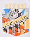 Белая футболка с лого на кармане Moschino | Фото 3