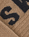 Носки с черным лого, бежевые MSGM | Фото 2
