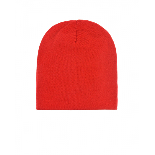 Однотонная красная шапка Regina | Фото 1