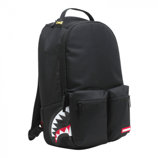 Черный рюкзак с принтом &quot;Акула&quot; SprayGround | Фото 1